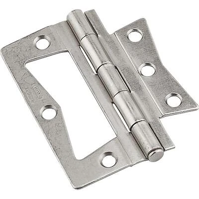 National N830-435 Specialty Hinge, Surface Mount, 3 In., Satin Nickel