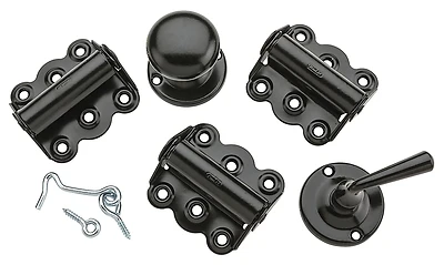 National Hardware N100-014 Screen Door Hardware Kit, Black