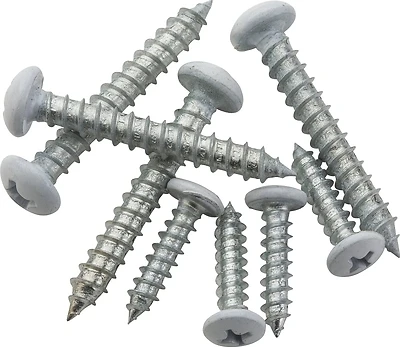 National Hardware S822-085 Mounting Screw, Steel, White