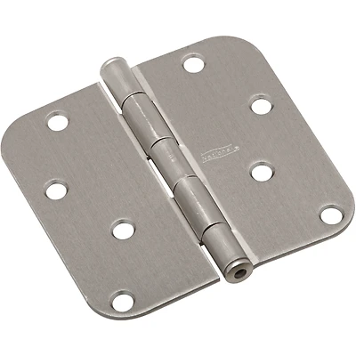 National Hardware N830-243 Door Hinge, Cold-Rolled Steel, Satin Nickel, 4 In.