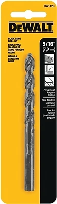 DeWalt DW1120 Black Oxide Drill Bit, 5/16 In., Split Point