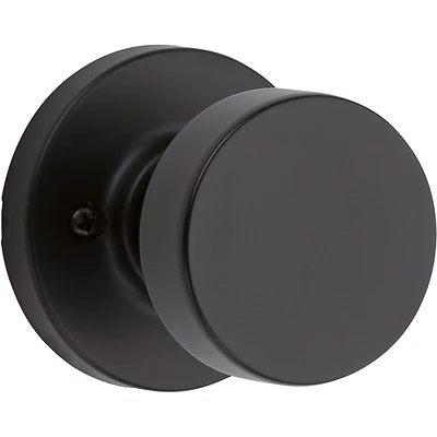 Signature Series Dummy Knob Lockset , Iron Black Finish