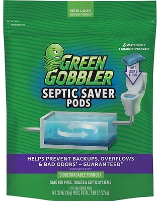 Green Goblin GGSSEP Septic Saver Enzyme Pacs, Tan, 12.77 oz