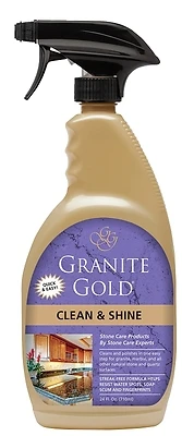 Granite Gold GG0047 Clean & Shine Cleaner and Polish, 24 oz.