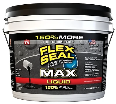 Flex Liquid Max, Black, 2-1/2 Gallons
