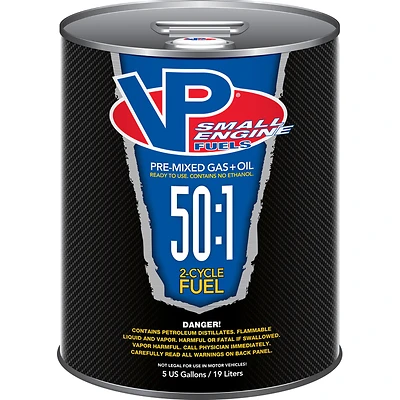 VP Racing 6232 Pre-Mixed Small Engine Fuel, 50:1 Synthetic, 5 Gallons