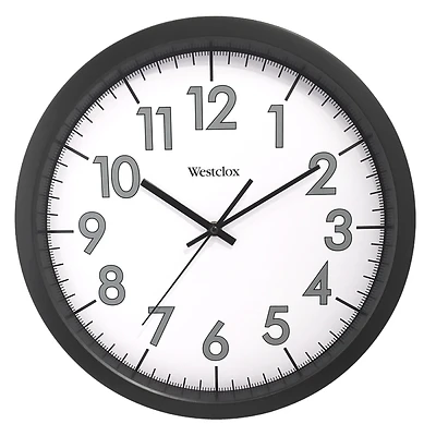 Westclox 32067 Wall Clock, Round, 14 In.