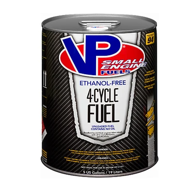 VP Racing 6202 4-Cycle Small Engine Fuel, Ethanol Free, 94 Octane, 5 Gal