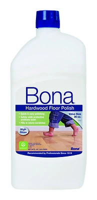 36 Oz. High Gloss Hardwood Floor Polish - Liquid For Wood Floors