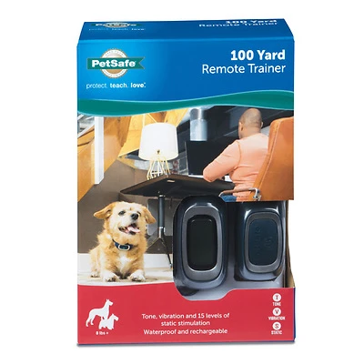 Dog Training Collar System, Remote-Controlled, 100-Yd.