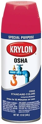 Osha 12 Oz. Gloss Spray Paint, Safety Red, Model K02116777, Pack Of 6