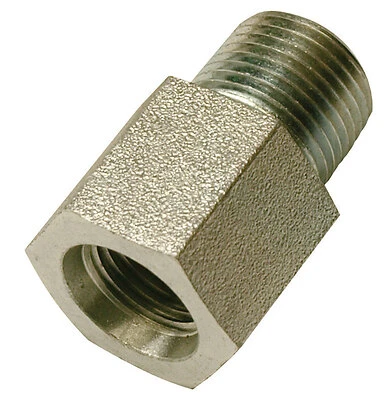 Apache Steel Hydraulic Adapter 3/8 in. Dia. x 3/8 in. Dia. 1