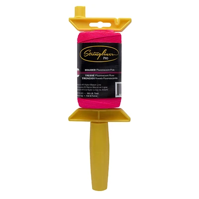 Stringliner 25162 Construction Line Reel, Fluorescent Pink, 250-Ft.