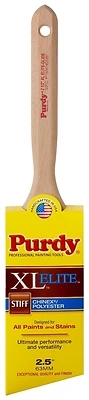 Purdy XL Elite Glide 152525 Trim Brush, 2-1/2 In., Nylon/Polyester Bristle