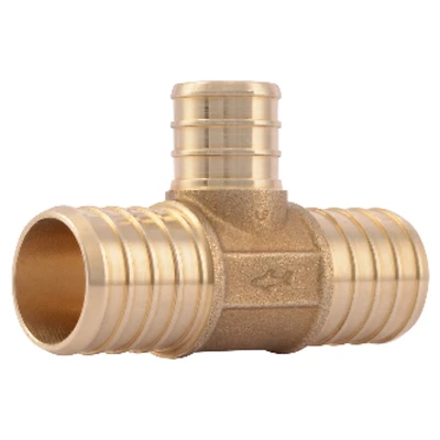 Push To Connect Reducing Pipe Tee, 1 x1 x3/4 In.