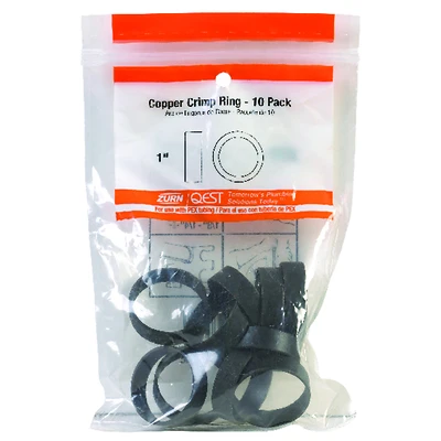 SharkBite 23104CP25 Crimp Ring, 1 in, PEX-A, PEX-B, Copper