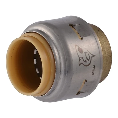 Push-Fit Pipe Endstop, Lead Free, 1/2 In.