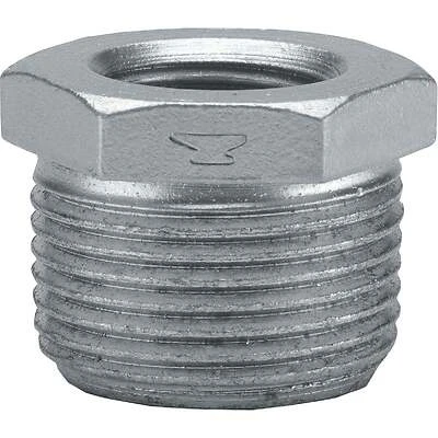 Galvanized Pipe Hex Bushing, 1/2 In. x 1/4 In.