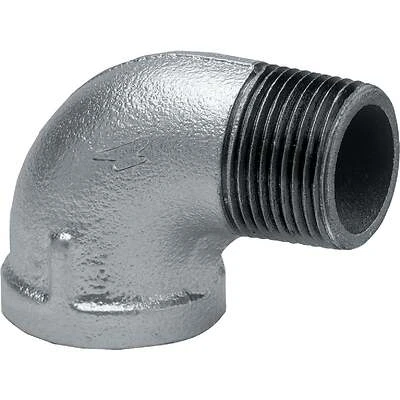 90-Degree Galvanized Pipe Street Elbow, 3/4 In.