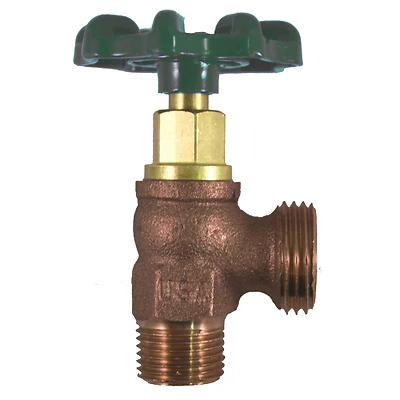 Arrowhead Brass 221LF Boiler Drain, 1/2 x 3/4 In MIP x Hose Thread