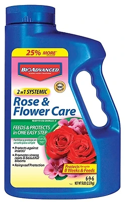 2-In-1 Rose & Flower Care, 6-9-6 Formula, 5 Lbs.