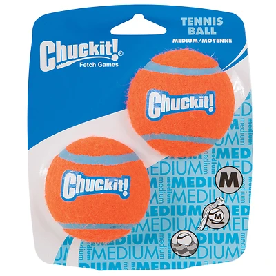 Chuckit! 74023 Dog Toy, Ball, M, Rubber, Blue/Orange