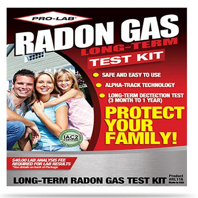 Long Term Radon Gas Test Kit