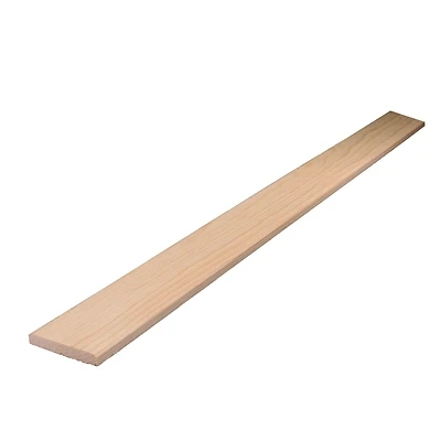 Solid Pine Moulding, Panel Strip, 3/8 x 2-1/4 In. x 8 Ft.