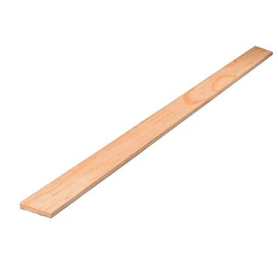 Alexandria Moulding 0W267-20096C1 Solid Pine Lattice Strip, 5/16 x 1-3/8 In. x 8 Ft.