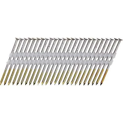 Grip-Rite 3 in. 10-1/4 Ga. Angled Strip Framing Nails 21 deg. Smooth Shank 1 pk