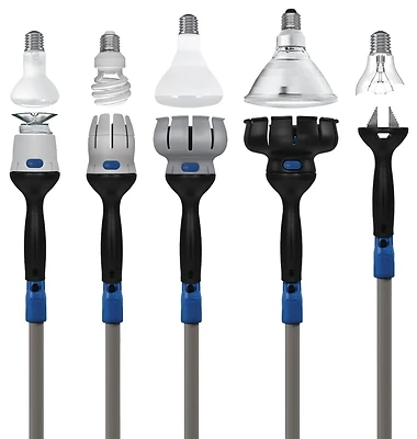 Unger 977001 Universal Bulb Changer, 11-Ft. Telescopic Pole