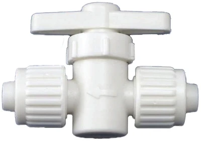 Flair-It 16880 Straight Stop Valve, 1/2 x 1/2 In. PEX, Plastic Body