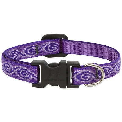 Dog Collar, Adjustable, Jelly Roll, 1/2 x 10 to 16-In.
