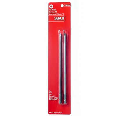 Duraspin #2 Phillips Replacement Insert Screwdriver Bit 7-1/2 In. (2 Pk)