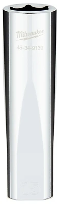 1/2 In. Drive 15 Mm 6-point Deep Metric Socket With Four Flat Sides