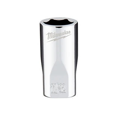 1/4 In. Drive 11/32 In. 6-point Shallow Standard Socket With Four Flat Sides