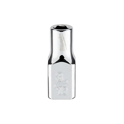 1/4 In. Drive 3/16 In. 6-point Shallow Standard Socket With Four Flat Sides