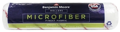 Benjamin Moore U65900-018 Microfiber Paint Roller Cover, 5/16 In. Nap, 9 In.