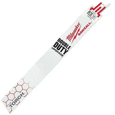 Milwaukee 48-01-2787 Torch Sawzall Blades, 9 In., 14 TPI, Bi-Metal, 25-Pk.