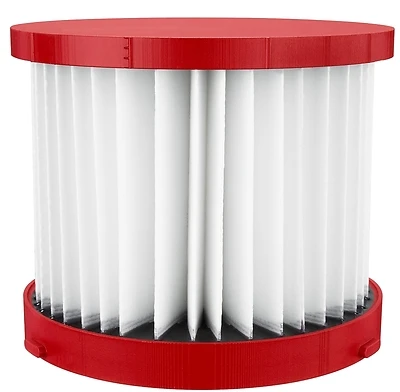 Milwaukee 49-90-1900 HEPA Cartridge Wet/Dry Vacuum Filter, 2.7 In.