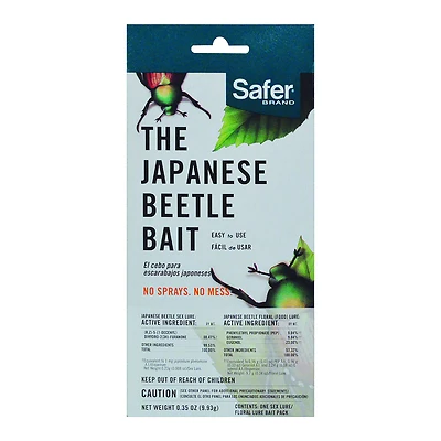 Safer 70006 Japanese Beetle Trap Bait Lure, Solid, Fruity