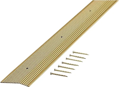 Carpet Trim, Satin Brass, 2 x 72 In.