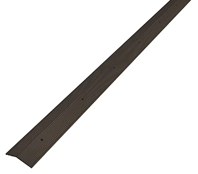 M-D 43365 Aluminum Carpet Trim, Fluted, Forest Brown, 2 In. X 36 In.