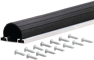 M-D 87643 Garage Door Bottom Seal, Aluminum/Vinyl, 9 Ft.