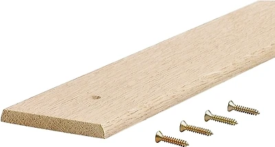 M-D 85613 Oak Seam Binder, Unfinished, 3 In. X 36 In.