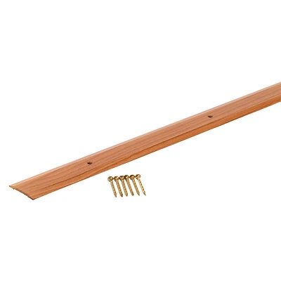 M-D 40136 Aluminum Seam Binder, Cherry, 1-1/4 x 36 In.
