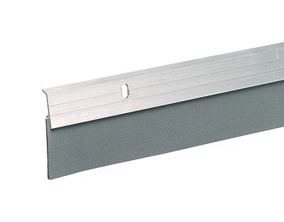 Frost King A79/36H Door Sweep, 36 in L, 2 in W, Aluminum Flange