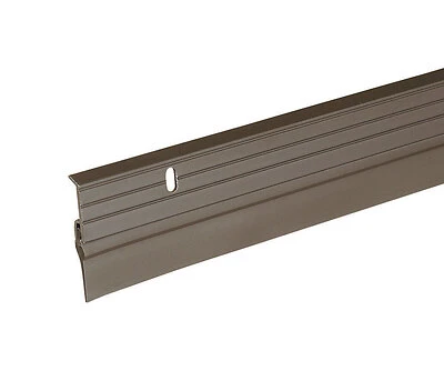 Frost King B59/36H Aluminum & Vinyl Door Sweep, Bronze, 36 In.