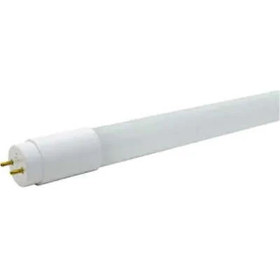GE Industrial Solutions 37168 LED Bulb, Linear, 1800 Lumens, 15 W, T8 Lamp, G13 Lamp Base, Frosted, White
