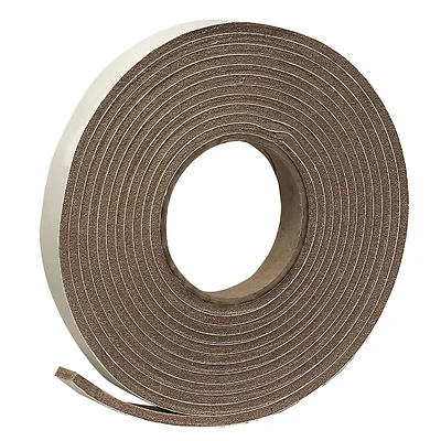 Frost King V449BH Vinyl Foam Weatherstrip Tape, 3/4 In. x 17 Ft.